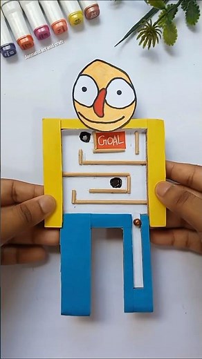 Amazing Baldi Cardboard Maze Game DIY Paper & Cardboard Crafts Easy #shorts #game #cardboardcraft