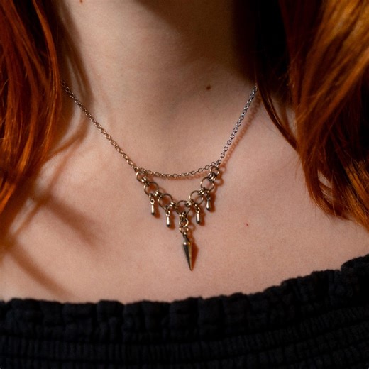 Mordred Necklace: Stainless Steel Knightcore Jewelry, Arthurian Legend, BBC Merlin - Etsy