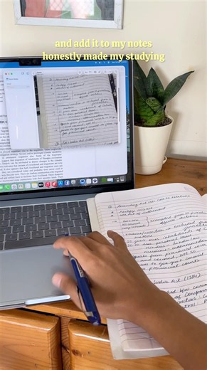 How I Study For Exams On My Laptop! 💻 MacBook Air M5⭐️ #shorts #study #laptop #minivlog