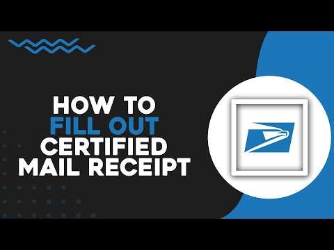 How To Fill Out USPS Certified Mail Receipt (Quick Tutorial)