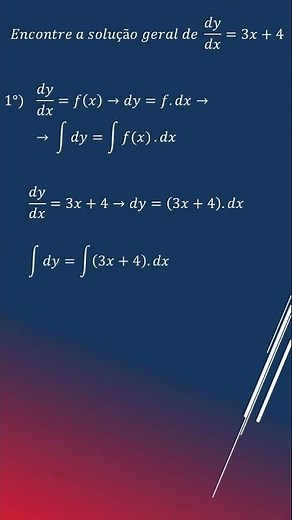 SOLUÇÃO DE UMA EQUAÇÃO DIFERENCIAL#professorluizmaggi