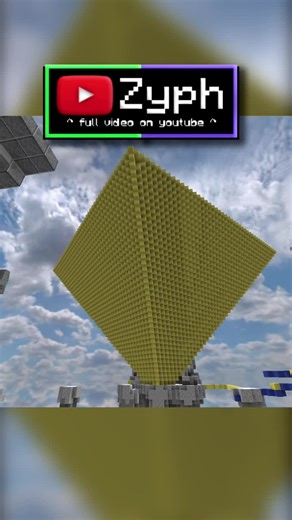 The LARGEST Inverted Bed Defense in Bedwars... #minecraft #hypixel #bedwars #fyp #insane #funny #glitch #troll #zyph