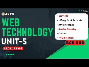 Lec - 5.1 | Web Technology | Unit-5 | BCS-502 | Web Technology Aktu | Aktu Exams | Web Tech 3rd Yr