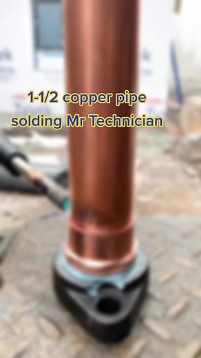 copper pipe 1-1/2 size solding#عمان🇴🇲 #دبئی_عمارات #سعوديه