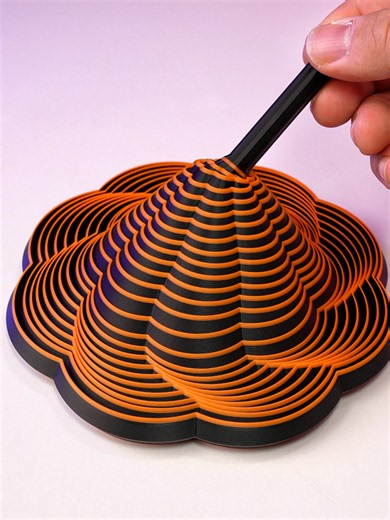 3D Printed Halloween Pumpkin Fidget 🗃️Model: makerworld 🖨️Printed On @snapmaker_global 🧵Filament: @TECBEARS_Official 🧑‍🎨Designer: BigDex 👉STL In BIO!👈 #3dprinting #asmr #satisfying