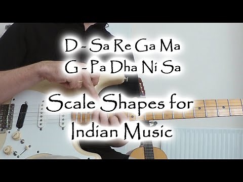 Playing the Major Scale Indian Style - Sa Re Ga Ma Pa Dha Ni Sa on Guitar!