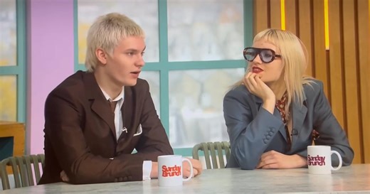 Issey and Matt from The Molotovs on Channel 4's Sunday Brunch on 25 Jan 2026, the morning after they played MONKS | Friars Aylesbury