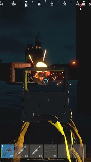 Satchel charge took a vacation 💀 #rust #rustraid #rusthighlights