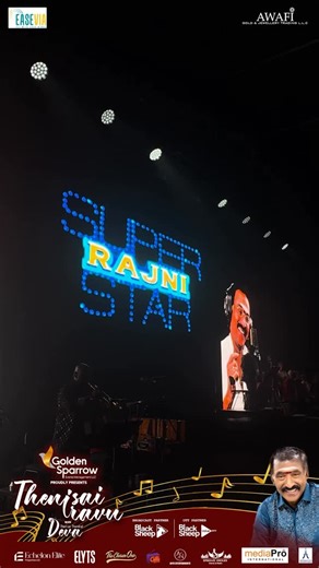 Black Sheep Tamil on Instagram: "Baasha BGM Live Composing … அனல் பறக்குதா 😍🔥 Golden Sparrow Presents Thenisai Iravu with Thenisai Thendral Deva Music Concert Co presented by : EASE VIA & AWAFI Supported by : Echelon Elite PR partner : Anto Entertainments Radio Partner - Radio Gilli 106.5 Branding Partner - Elyts Overseas Partner : The Chosen One Broadcast Partner - BlackSheep OTT - BlackSheep Value Production Partner - Media Pro Venue Partner - Sharjah Expo Centre Social Media partner : Sprea