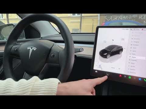 Change Tesla display settings (Model S/3/X/Y) – brightness, night mode, language & camera