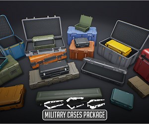 ArtStation - Military Cases Package | Game Assets
