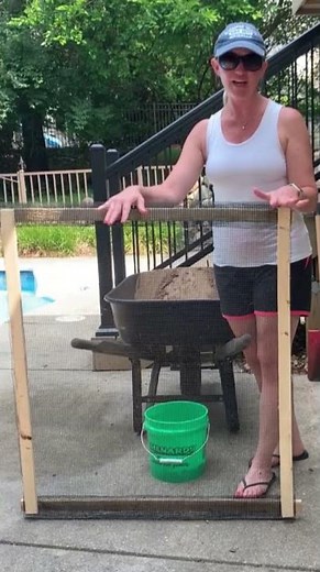 EASY method for landscape rock cleaning