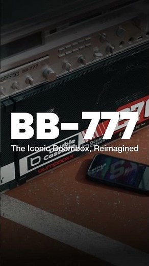 BB-777: The Iconic Boombox, Reimagined