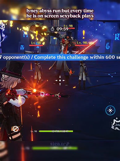 Lyney Pyro Showcase in Genshin Impact Spiral Abyss