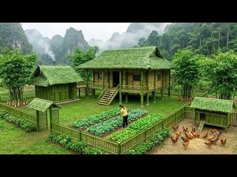 Kicked Out by Her Mother-in-Law, She Built a Bamboo House to Start Over in the Forest