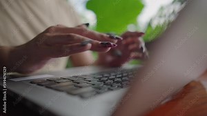 LGBT Queer Gay Man Male Working on His Laptop in The Cafe