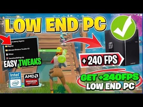 How to Boost FPS in Fortnite Chapter 6 Low End PC