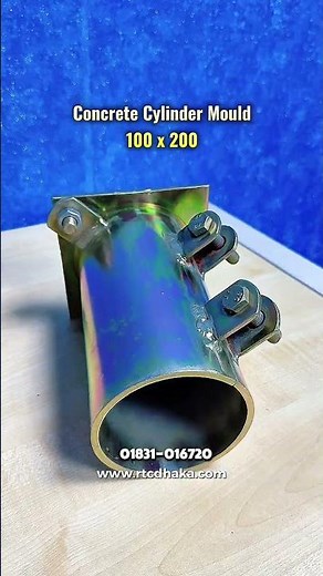 4x8 Inch Concrete Cylinder Mould (100x200mm) | Concrete Test Mould | RTCDHAKA