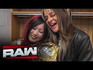 IYO SKY celebrates winning the Women’s World Champion: Raw exclusive, March 3, 2025