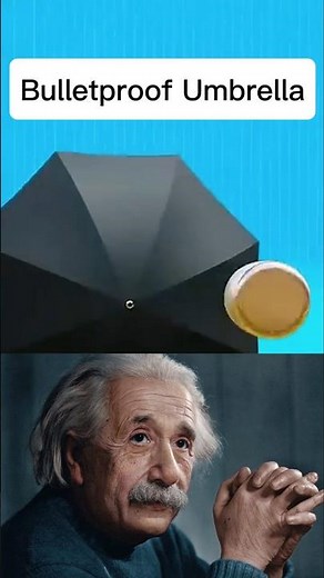 Bulletproof Umbrella Stops a Bullet 😳 How It Works! #shorts