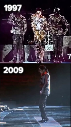 MICHAEL JACKSON 1997 vs 2009 SHE DRIVES ME WILD PERFORMANCE #MichaelJackson
