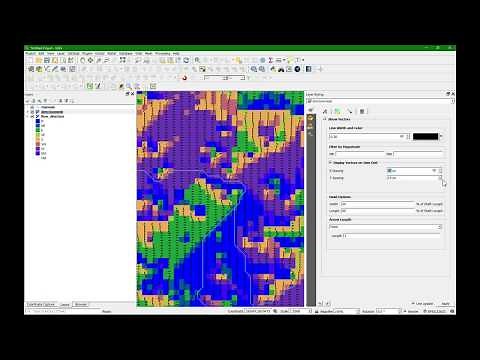 Visualisation of SAGA Flow Direction Map in QGIS - Updated!