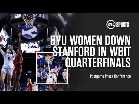 'She wants the moment:' Gibb's 27 paces BYU women to win over Stanford, into WBIT semifinals