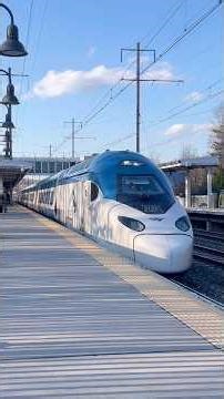 Amtrak S/B NextGen Acela Train 2163 Departing BW Rail Station #shorts #shortsviral #trending