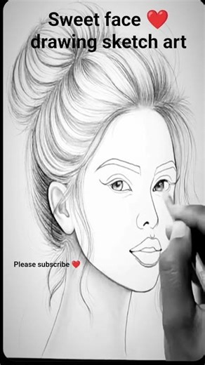 “Realistic Girl Face Drawing 😱 | Believe नहीं होगा ये Hand Drawn है!”