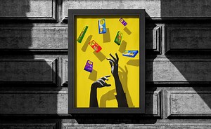 Healthy food delivery advertisement - Ekaterina Patrikeeva