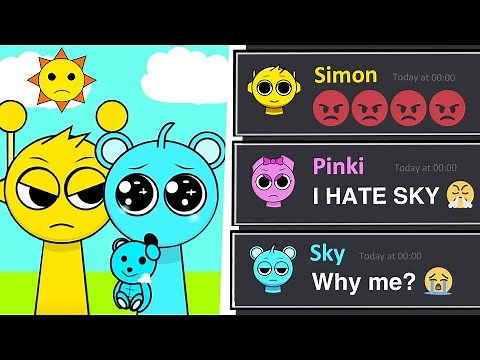 Sprunki Reacts to Sprunki But Angry... Why is Everybody Mad at Sky?
