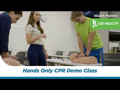 Hands Only CPR Demo Class