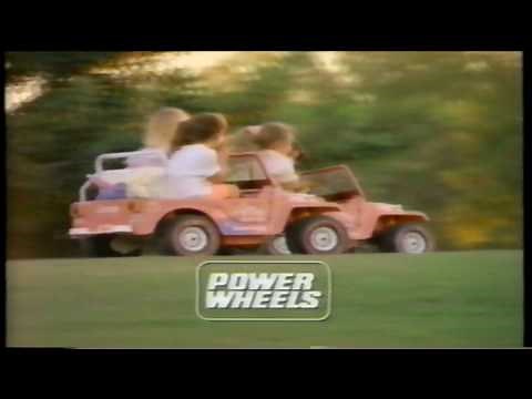 Barbie Jeep Power Wheels Beach Buggy Vehicle Toy Commercial