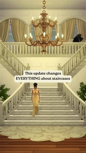 The Sims 4 base game stairs just got a MAJOR upgrade 😮‍💨