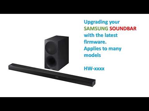 update Samsung SoundBar HW xxxx with the latest firmware