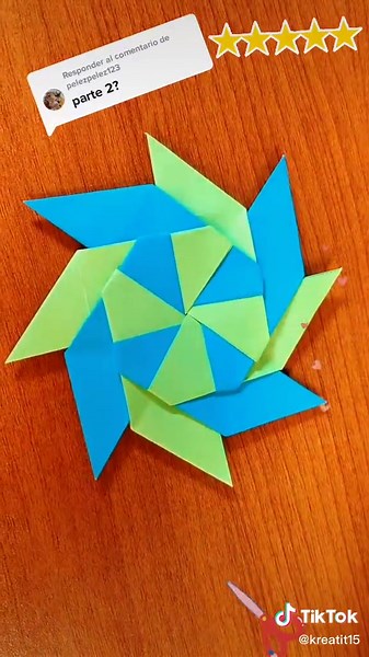 Estrella Ninja Parte 2: Tutorial de Origami