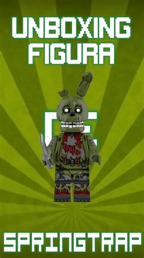 unboxing figura lego de springtrap #fnaf #fivenightsatfreddys