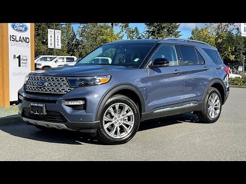 2021 Ford Explorer Limited + Class III Trailer Tow Hitch 4WD Review | Island Ford