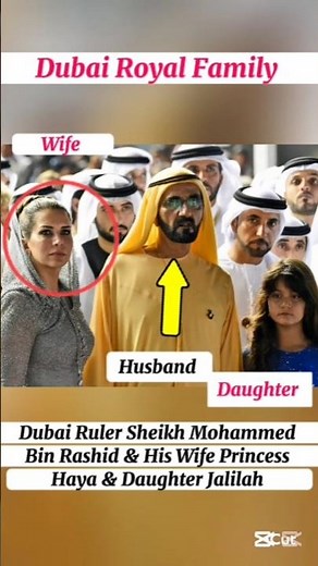 Dubai Royal Family|Dubai Ruler Sheikh Mohammed & His Wife Princess Haya & Daughter Jalilah#lifestyle