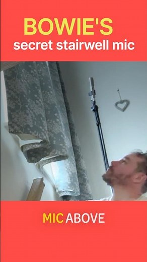 David Bowie’s Secret Stairwell Mic 🎙️