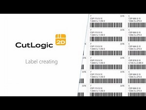 CutLogic 2D - Label creating