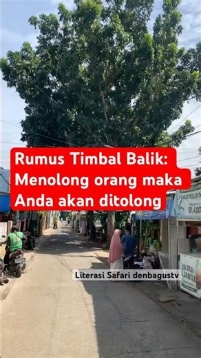 The reciprocal principle: Help others in need and you will be helped in return.