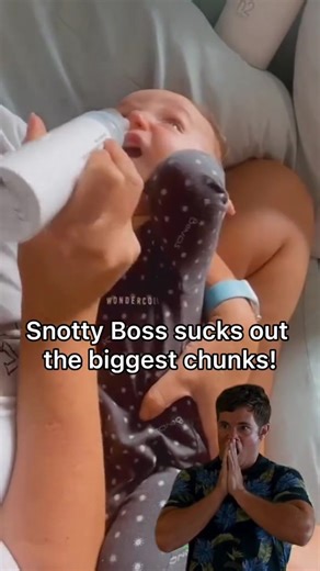 Wait for it......that's an epic booger removed!!! Thank goodness for Snotty Boss in the medicine box!! | Snotty Noses | Facebook