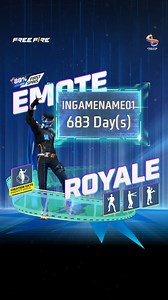 35K views · 614 reactions | Your account days in the EMOTE? Whatta a crazy emote!  Get it NOW #FreeFire #Booyah | Garena Free Fire | Facebook