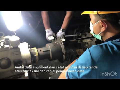 Alignment Motor dengan Pompa