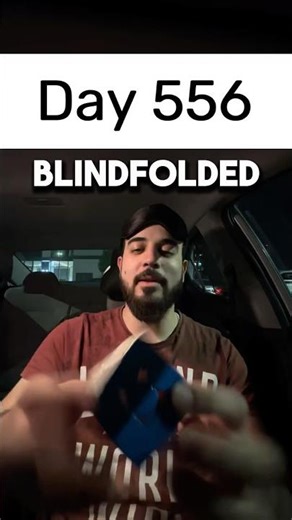 Day 556 of solving the Rubik’s cube blindfolded every single day until I break the National Record