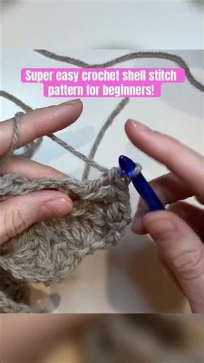 New super easy crochet shell stitch tutorial is out!