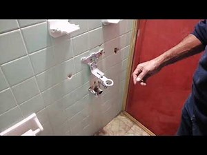 Instalación de soporte universal para lavabo.