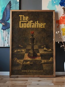 The Godfather Poster – Cinematic Wall Art – Power & Loyalty Fine Print - Etsy Canada