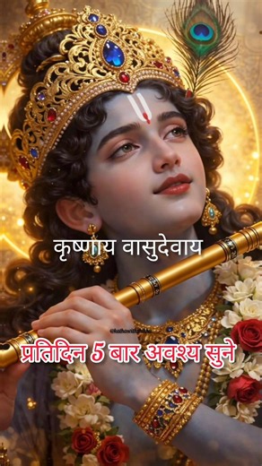 powerful Krishna mantra ✨ krishnaya vasudevaya haraye parmatmane #krishna #bhakti #shorts #viral